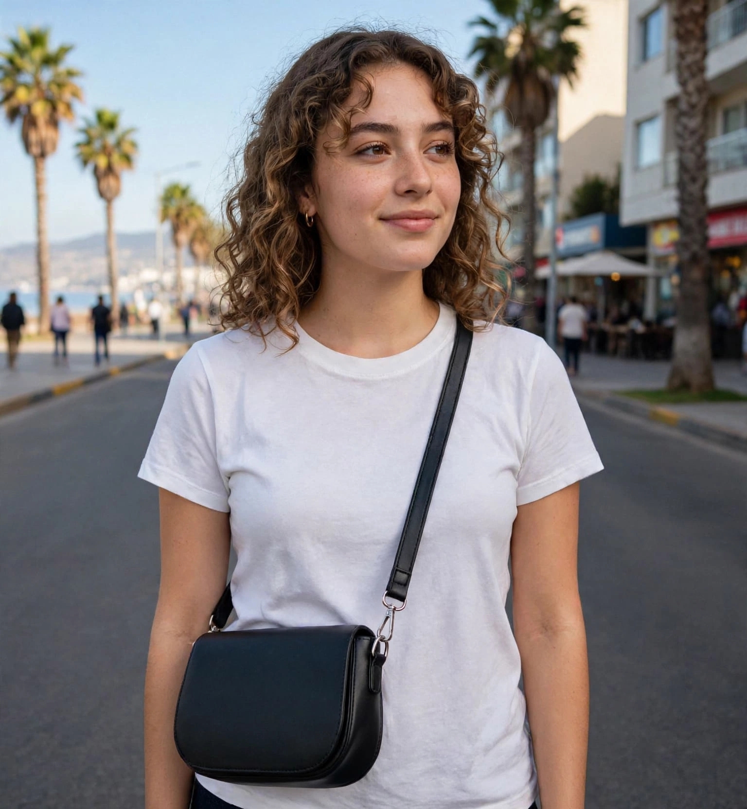 cartera tipo bandolera o crossbody negra