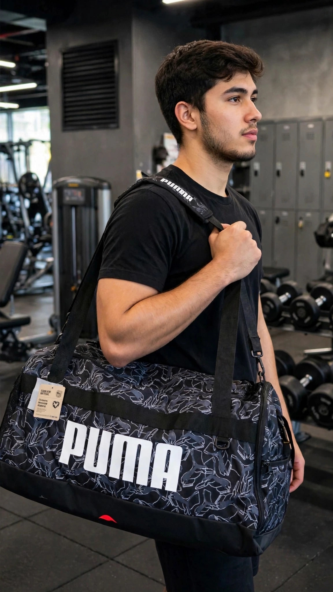 Bolso Deportivo Puma Challenger M con diseño estampado